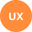 UX logotype technologies.