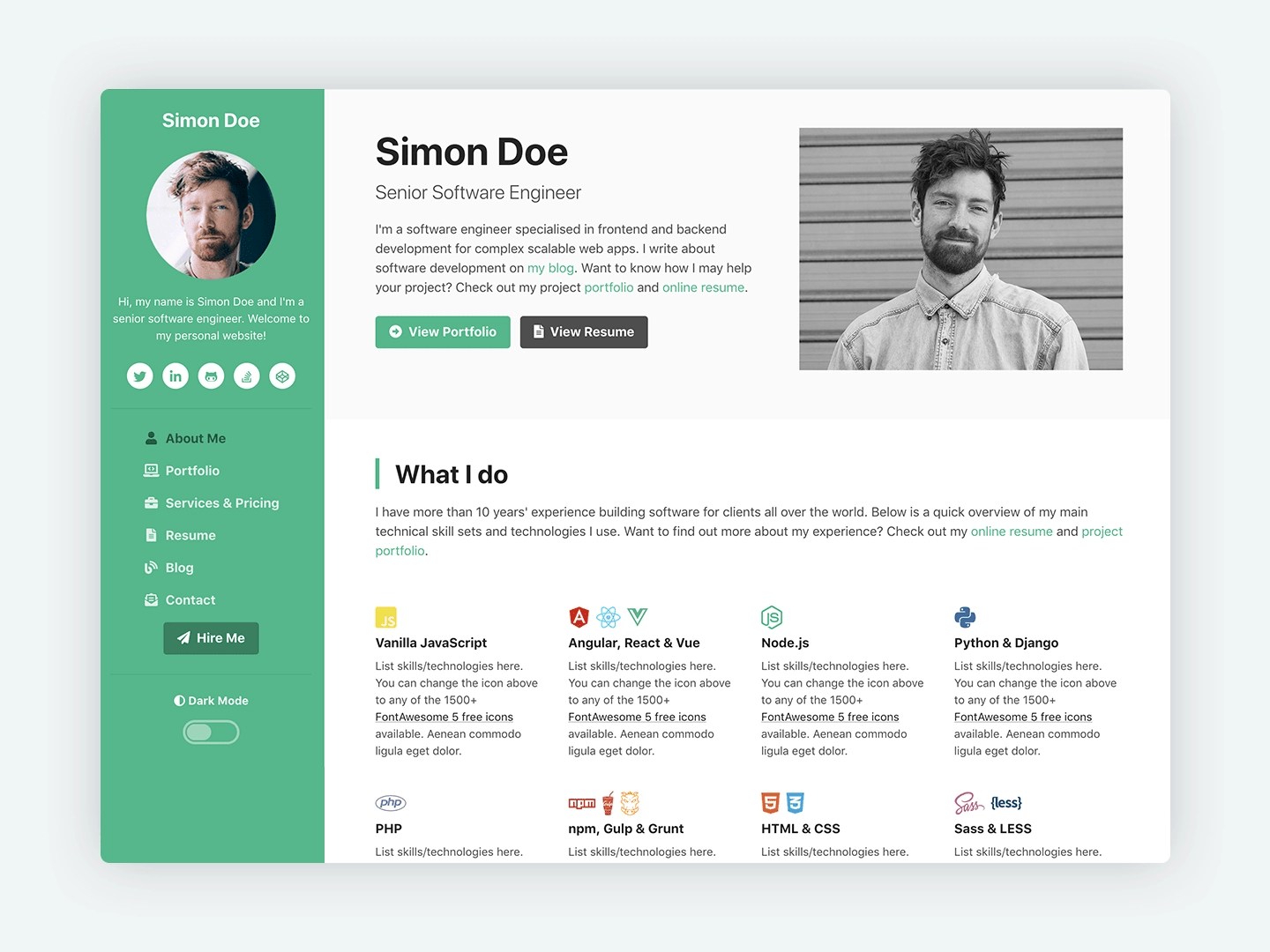 Professional Resume Template